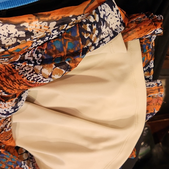 Band of Gypsies Aztec Print Spaghett Strap Ruched Back Lined Dress XS NEW W-642 - Picture 13 of 15